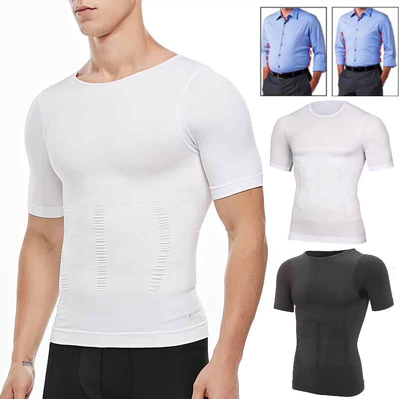 Camiseta modeladora e reguladora postural masculina